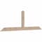 Ekena Millwork Portland Smooth Timber Gable Bracket, Douglas Fir, 96"W x 32"H x 1 1/2"D x 5 1/2"F, 8/12 Pitch GBW096X32X0206POR00SDF - alternate 4